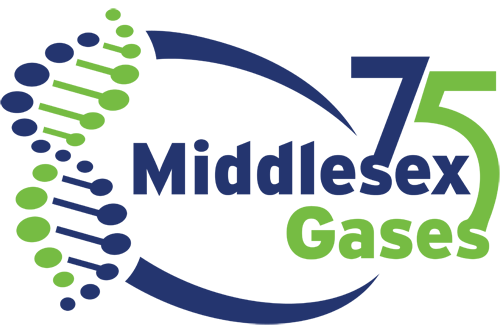 Middlesex Gases Logo 75 Years