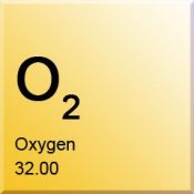 A photo of the element Oxygen