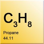 A photo of the element Propane